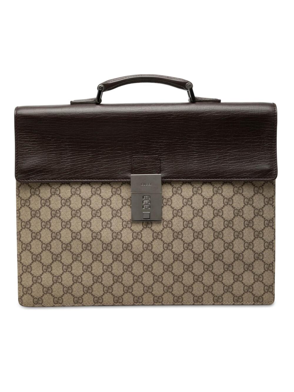 Gucci Gg Supreme Business Bag Pre-Loved #352149G44B